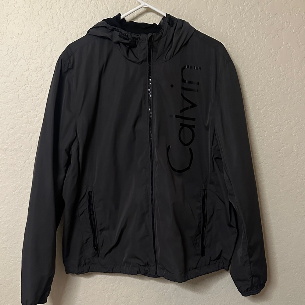 Calvin Klein Black Windbreaker